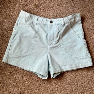 Patagonia Corduroy Light Blue Shorts size 10